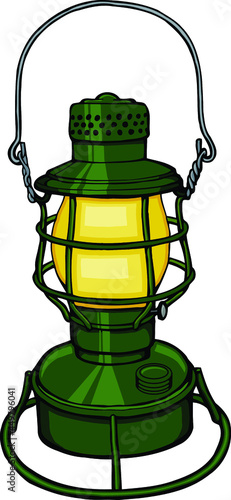 old oil lamp | train lamp