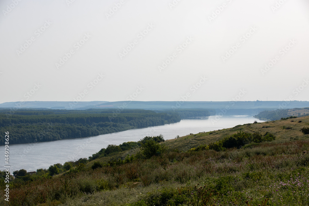 Danube river in Ostrov - Romania