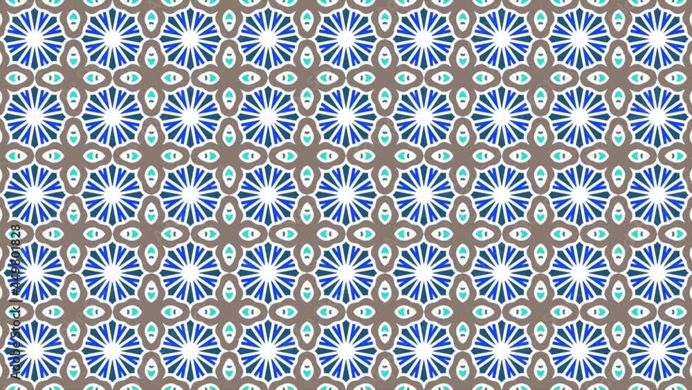 Beautiful geometric seamless looping pattern, moving geometrical decorative elegant ornament endless background.
Beautiful geometric seamless looping pattern, moving geometrical decorative elegant ornament endless background.