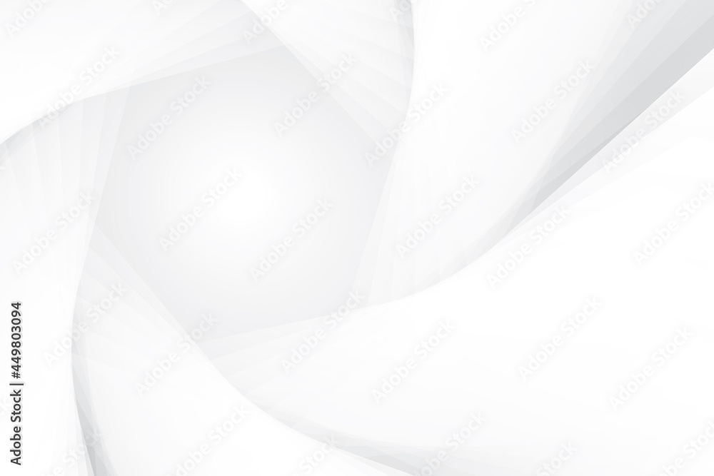 Abstract  white and gray color, modern design background with geometric shape. Vector illustration.