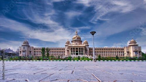 Vidhana Soudha the Bangalore State Legislature Building.