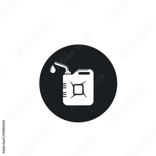 oil jerrycan icon vector illustration design template