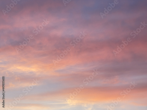 beautiful sky with clouds at sunset © ACLJ
