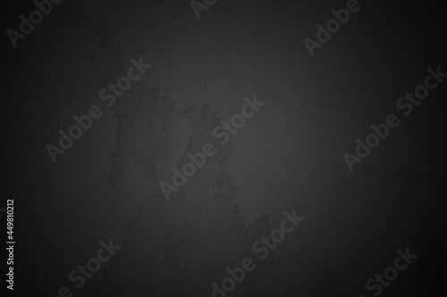Old gray wall. The floor and the walls are cracked. Design background image.