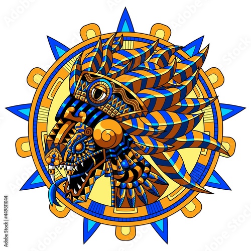 Quetzalcoatl Dragon Illustration