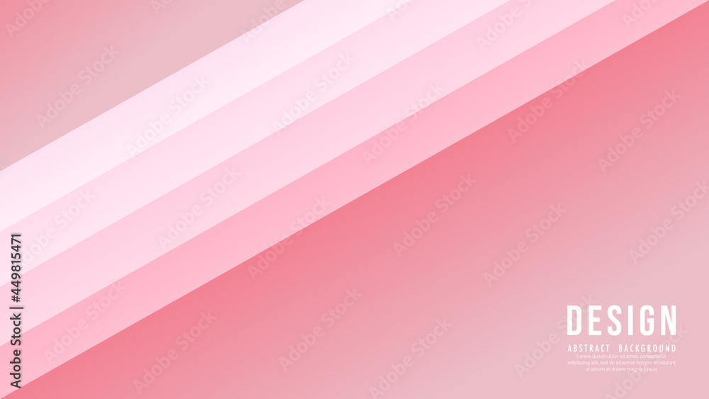 Abstract Pink Color background, oblique lines on a pink wall, Flat Modern design for presentation , illustration Vector EPS 10