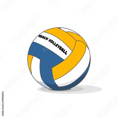 volleyball - a bright ball for modern volleyball