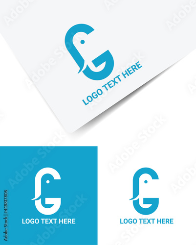 
Logo Illustration Vector Image with elephant image