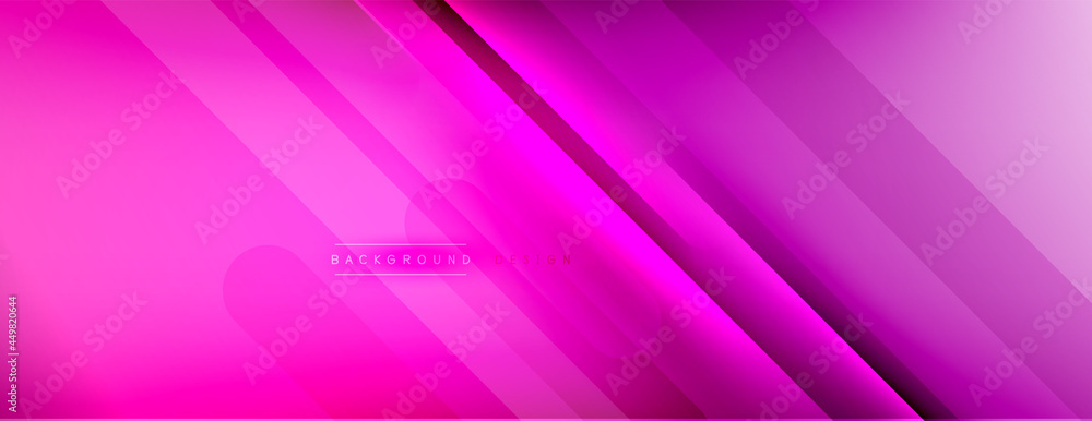 Abstract background. Shadow lines on bright shiny gradient background. Abstract background. Shadow lines on bright shiny gradient background.