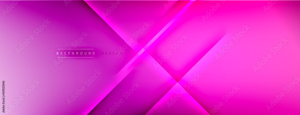 Abstract background. Shadow lines on bright shiny gradient background. Abstract background. Shadow lines on bright shiny gradient background.