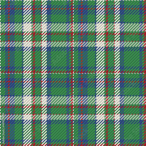 Seamless pattern of scottish tartan plaid. Repeatable background with check fabric texture. Vector backdrop striped textile print.