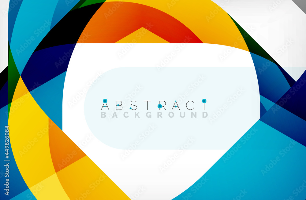 Abstract square shape with overlapping waves, minimal geometric background. Vector Illustration For Wallpaper, Banner, Background, Landing Page Abstract square shape with overlapping waves, minimal geometric background. Vector Illustration For Wallpaper, Banner, Background, Landing Page