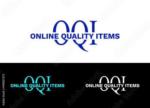 Online Quality Items Logo or Icon Design Vector Image Template