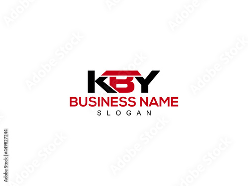 Alphabet KBY Logo Letter Vector For Business photo