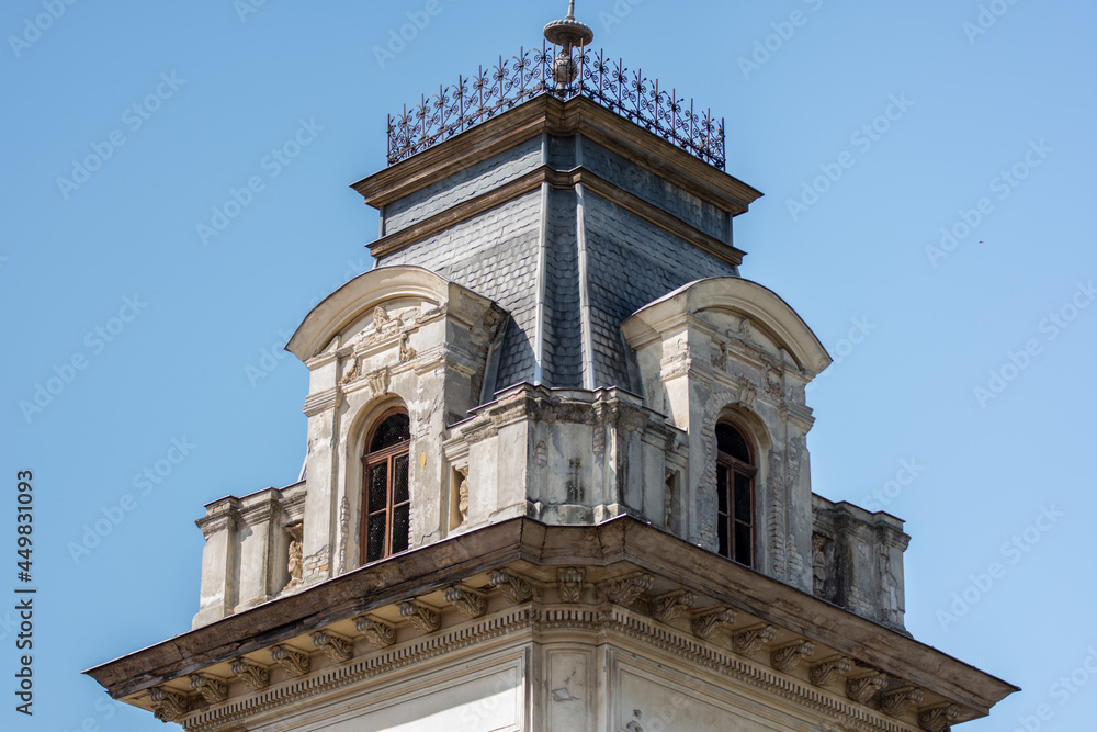 The historical architecture in center of Szeged, Hungary, 2021, july,