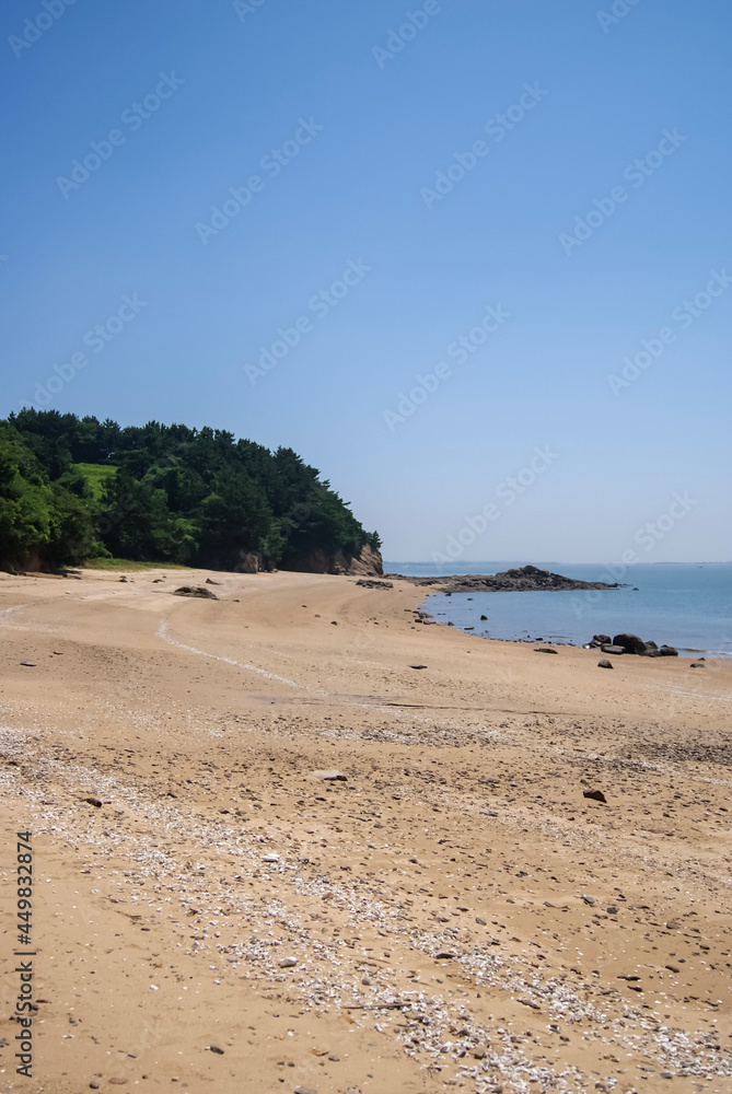 Beach in the West Sea of Korea