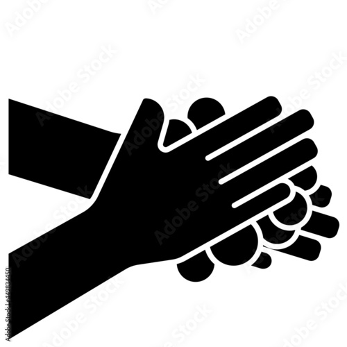 Washing Hand solid icon