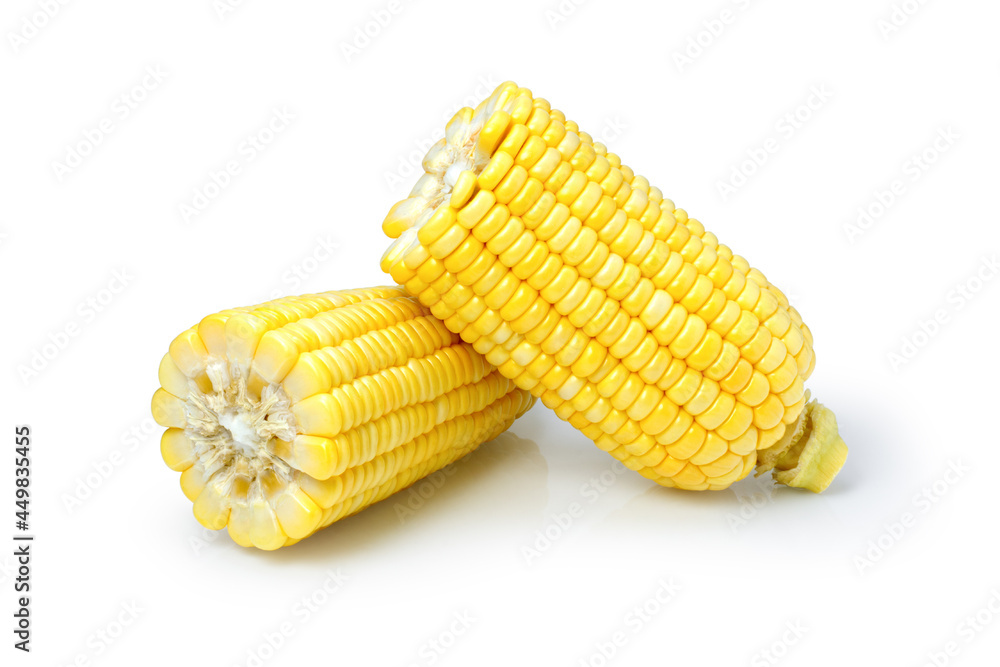 corn isolated on white corn isolated on white