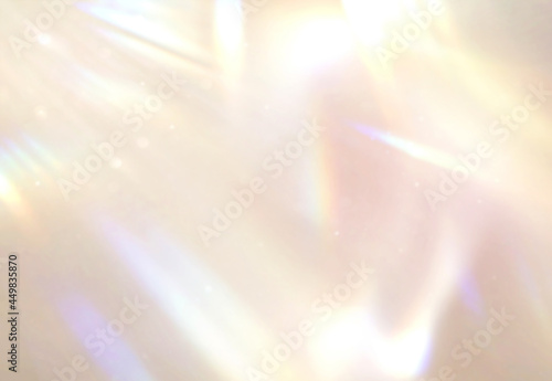 プリズムライトレインボーオーバーレイ陽光キラキラ背景 photo