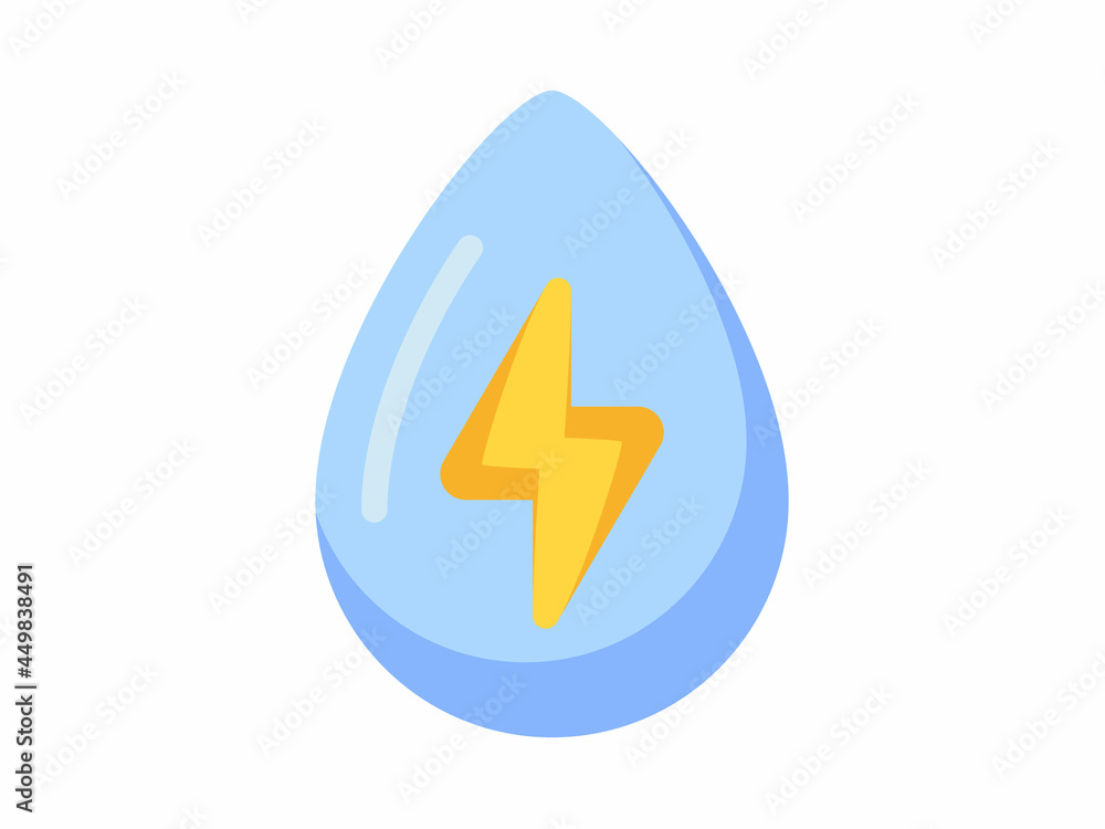 water power energy sustainable hydro single isolated icon with flat style water power energy sustainable hydro single isolated icon with flat style