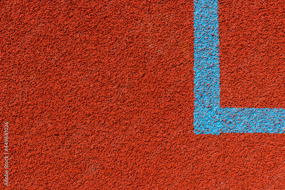 Fototapeta premium Basketball court lines. Natural background.