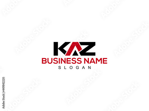 Alphabet KAZ Logo Letter Vector For Business