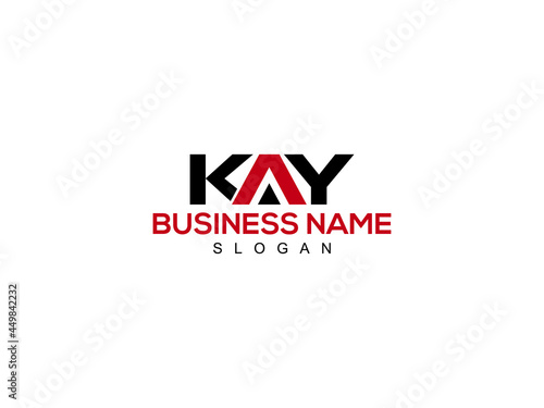 Alphabet KAY Logo Letter Vector For Business photo