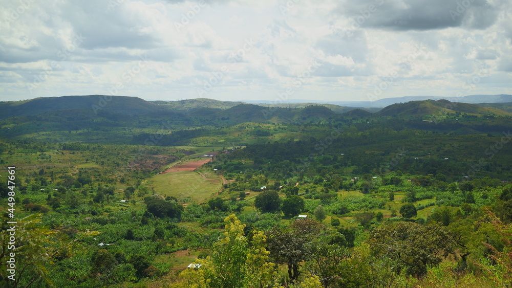 Colinas en Ruyigi, Burundi, Africa