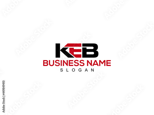 Alphabet Letter KEB Logo Icon Vector For Business