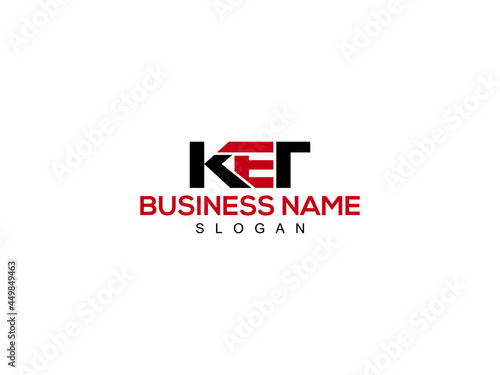 Alphabet Letter KET Logo Icon Vector For Business