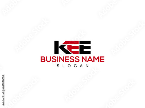 Alphabet Letter KEE Logo Icon Vector For Business photo