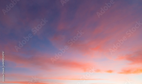 dusk evening purple blue sky background beautiful nature photography of evening time © Артём Князь