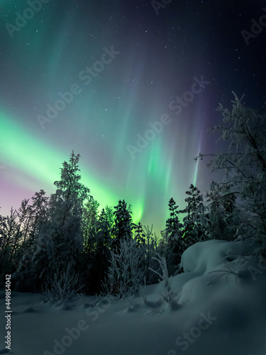 The Northern lights - Aurora Borealis in Finland
