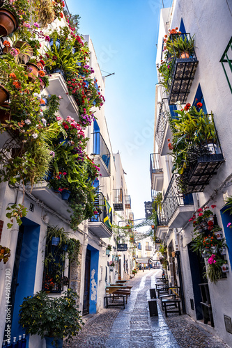 Calles de Peñiscola, Castellón, España
