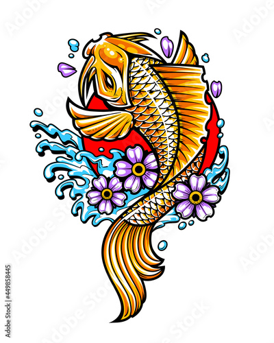 Koi Fish Japanese Tattoo Art