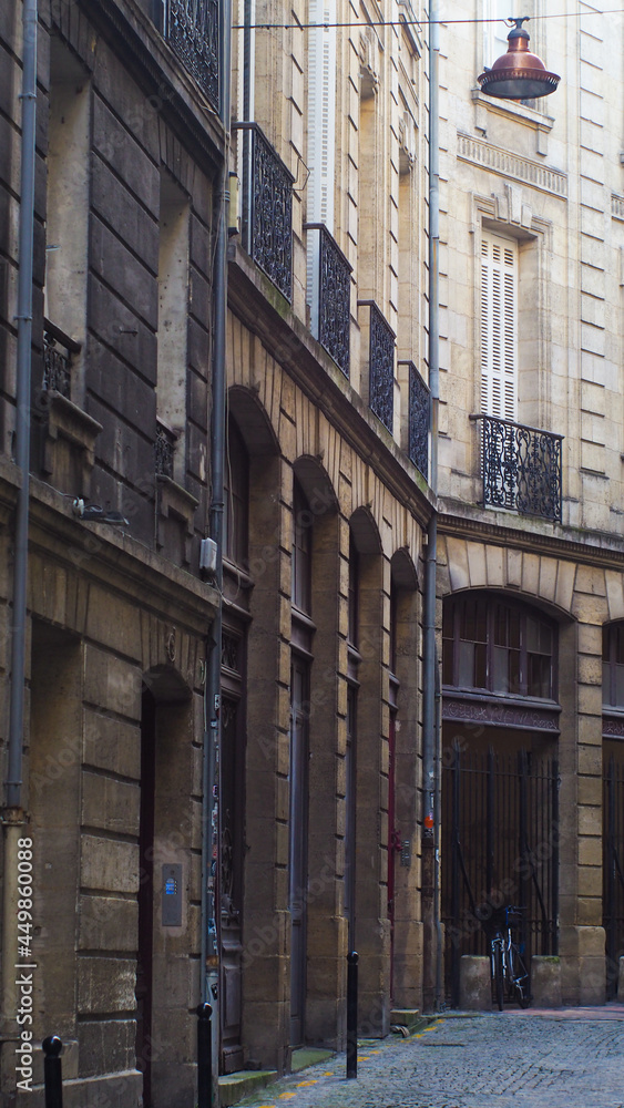 Vue sur des bâtiments, dans le centre ville de Bordeaux