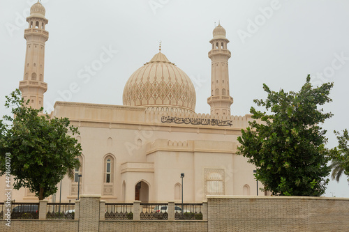 exterior of sultan qaboos mosque in salalah city, oman photo