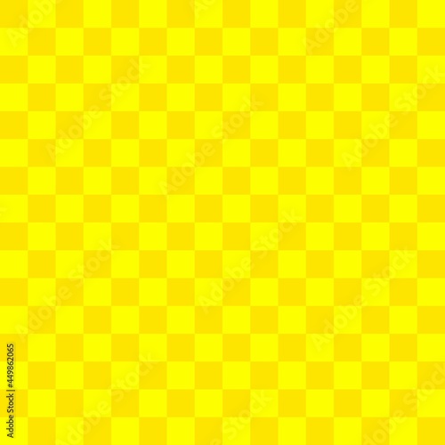 Yellow checkerboard pattern background. Check pattern designs for decorating wallpaper. Vector background. 