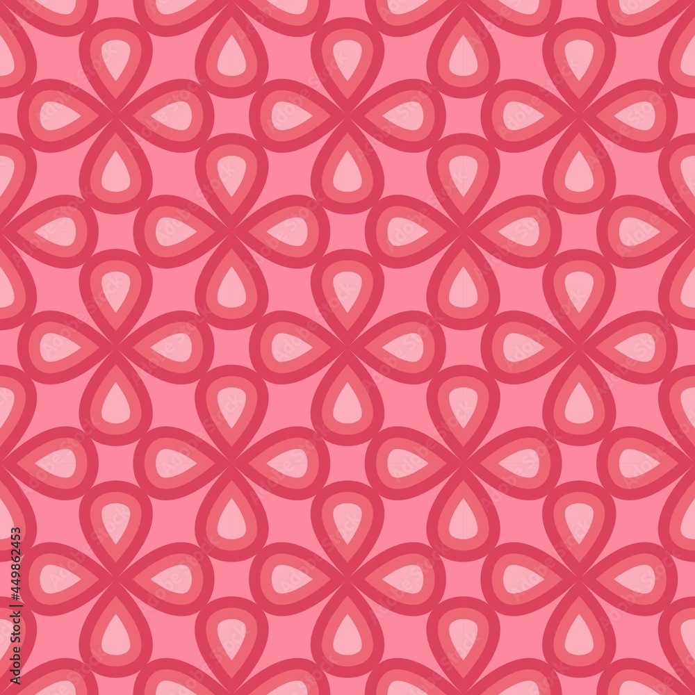 Colorful flower and background. Abstract pattern, seamless background. Colorful wrapping paper.