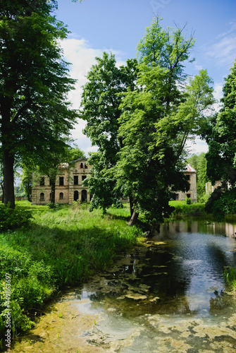 Wallpaper Mural river in the park Torontodigital.ca