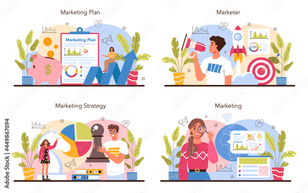 Marketer. Marketing strategy and communucation with a customer Marketer. Marketing strategy and communucation with a customer