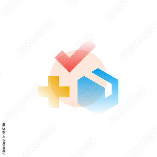 Buy. Vector icon in gradient style. Editable illustration