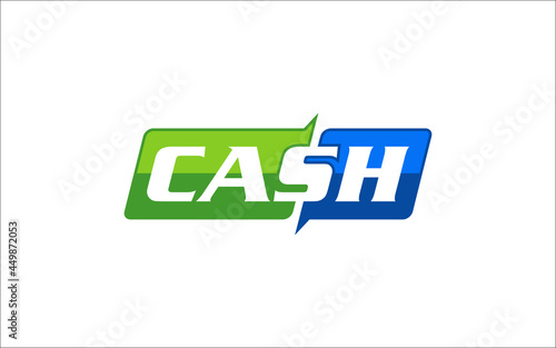 Illustration graphic vector of fast cash money for finance professional business logo design template