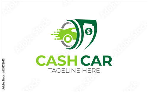 Illustration graphic vector of fast cash money for finance professional business logo design template