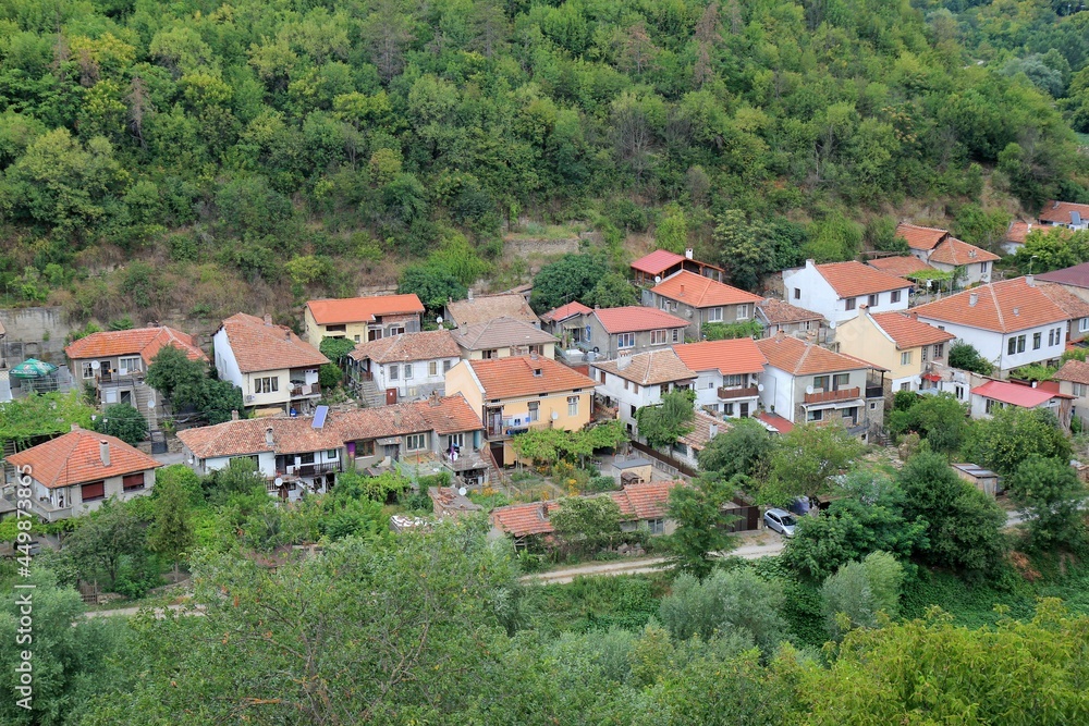 View of the city of Veliko Tarnovo (Bulgaria) from a height