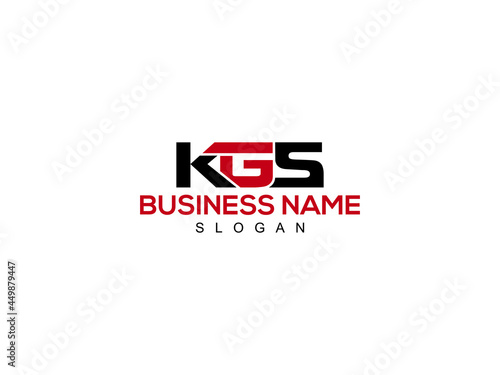 Alphabet Letter KGS Logo Icon Vector For Business