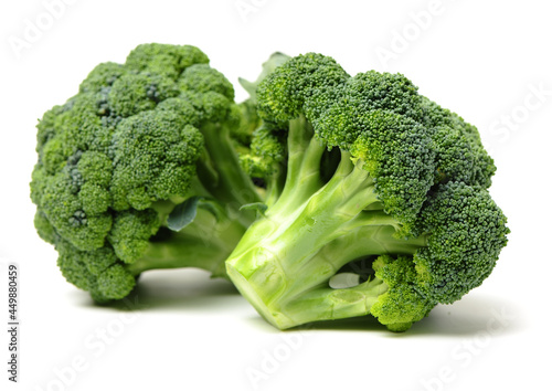  Broccoli vegetable on white background 