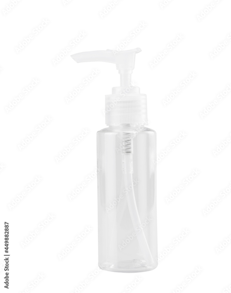 Plastic bottle pump head isolated on white background Plastic bottle pump head isolated on white background