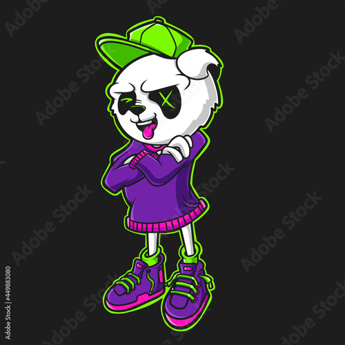 Cool Panda Cartoon