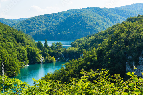 クロアチア プリトヴィツェ湖群国立公園の風景